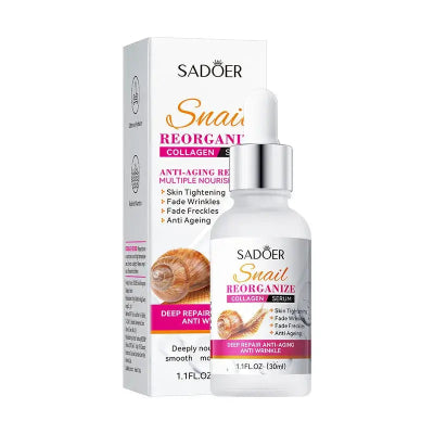 Sadoer Snail Regenerate serum za lice. Anti-age, hidratacija i poboljsanje elasticnosti koze.